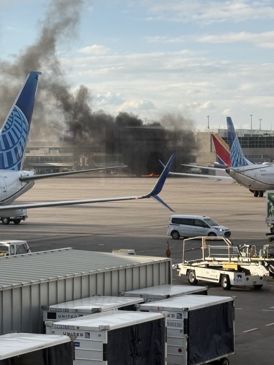 American Airlines passengers were told there was a problem before plane landed at DIA and fire started