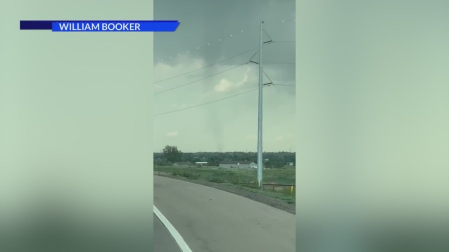 Watch: Landspout tornado spotted after warnings in Adams, Weld counties