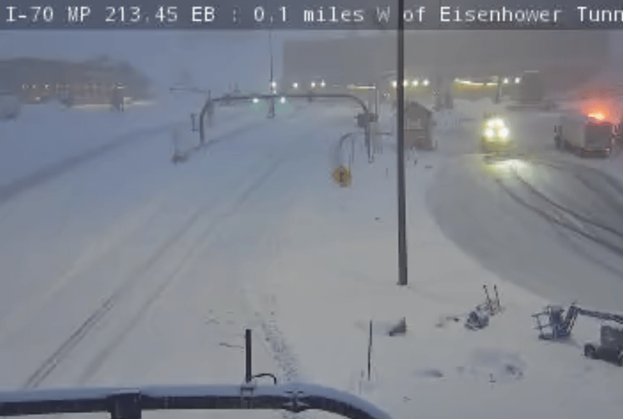 Several Colorado road closures in place as snow coats high country in mid-April