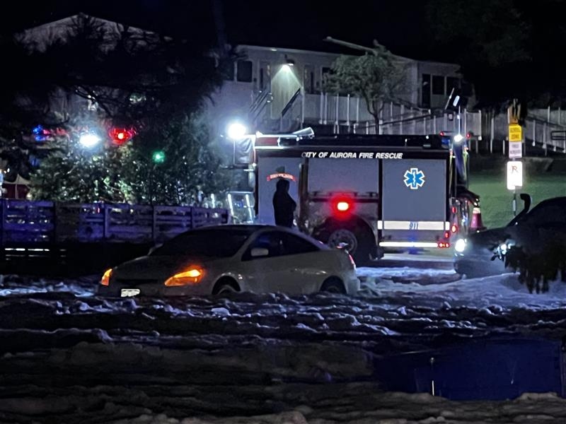 Plows called to clear hail from Aurora roadways that left motorists stranded