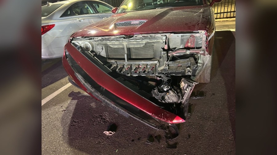 Police seek driver who allegedly hit vehicle in parking lot multiple times