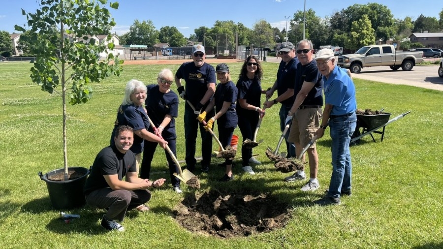 Northglenn-Thornton Rotary Club donates to seniors, trees for Rotary Park
