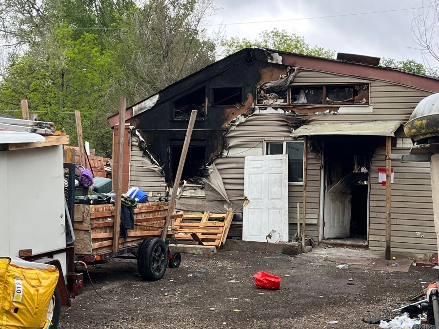 Man arrested in connection to garage fire at condemned Lakewood house