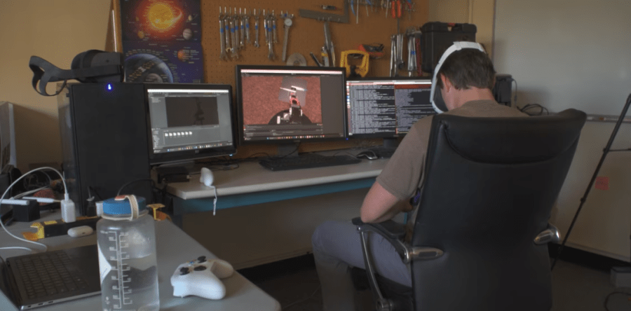 CU students build virtual-reality moon-exploring robot