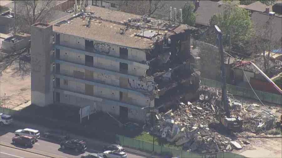 Royal Palace Motel on Colorado Boulevard near Colfax torn down