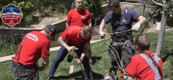 South Metro Fire Rescue saves ducklings who fell down Lindsay Park storm drain