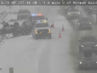 Snow, high winds cause low visibility in Colorado mountains