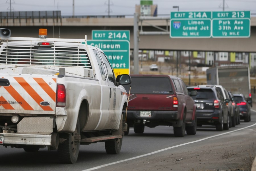 Downtown signs warn of I-25 resurfacing: Here's the next round of traffic impacts