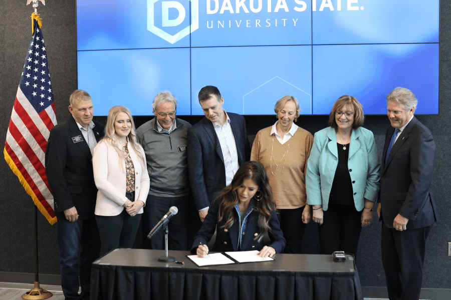 WATCH: DSU awards Noem honorary degree