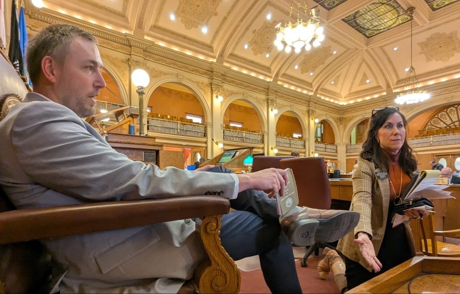 Hansen and Lems prepare to run as team for governor