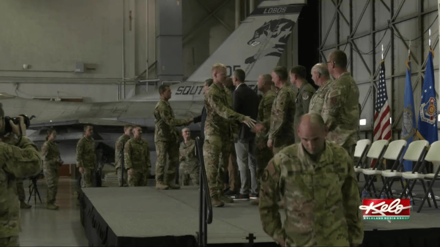 Welcome home: 114th Fighter Wing airmen honored