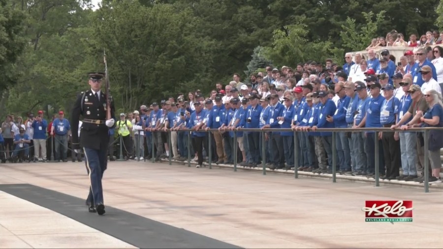 Army vets married on branch's birthday experience Honor Flight