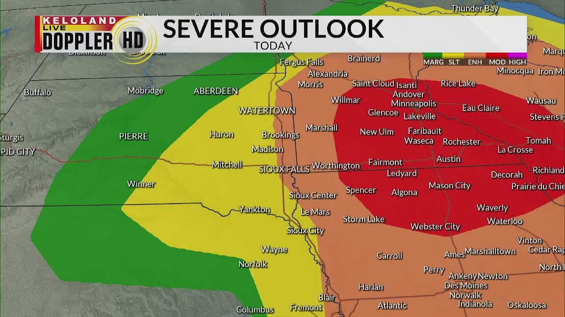 Severe weather impacts parts of KELOLAND