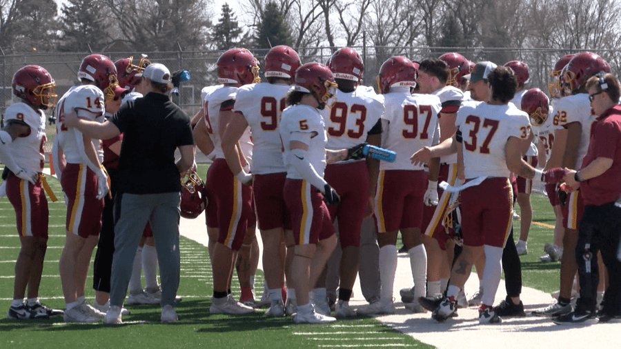 Northern State battles Minnesota State in spring game