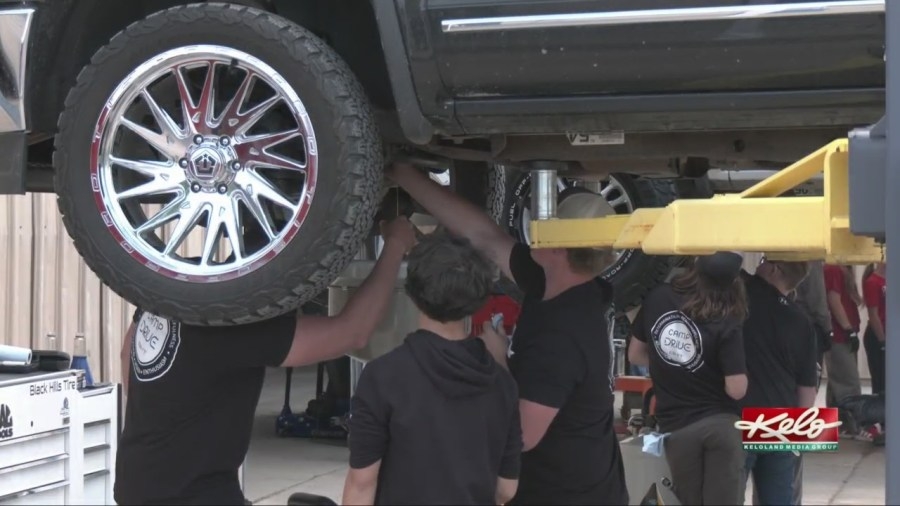 Camp Drive: Kids learn how to work on vehicles