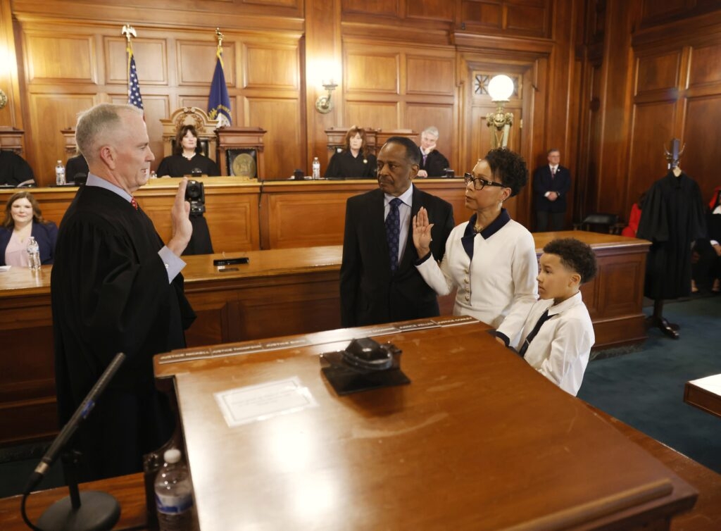 First Black woman elected to Kentucky Supreme Court takes oath