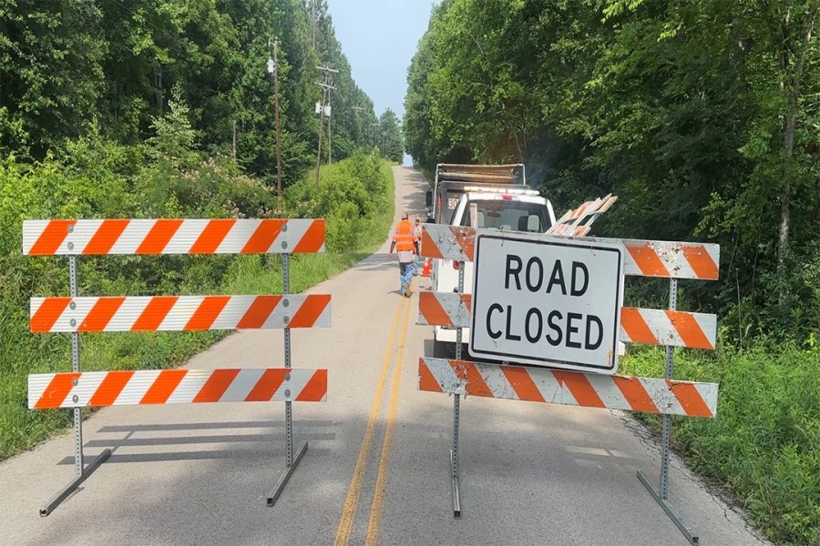Smith County road closed due to culvert washout, heavy rain