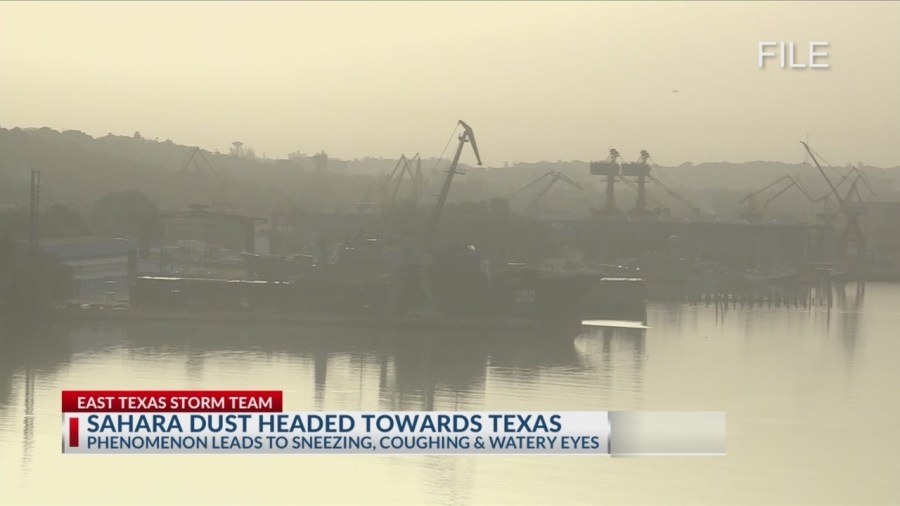 Here's what you need to know: Sahara dust is making its way to East Texas