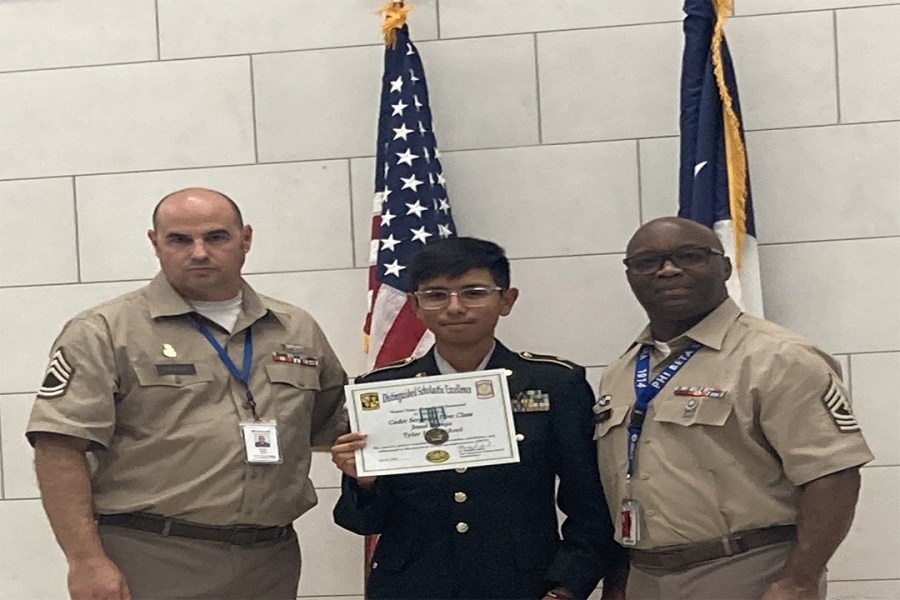 Tyler High students honored for leadership, excellence in JROTC program