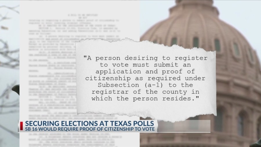 ‘This just makes sense': East Texas lawmaker files bill requiring proof of citizenship to vote