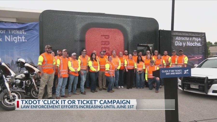 TxDOT launches ‘Click It Or Ticket' campaign in Tyler