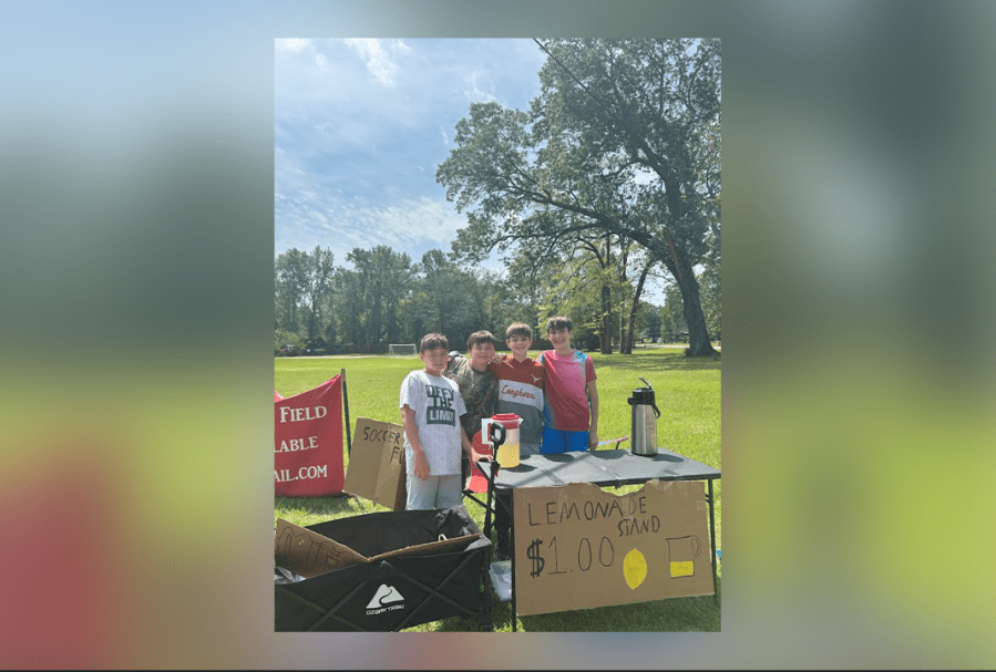 Tyler children raising money to support community soccer field 1 lemon at a time