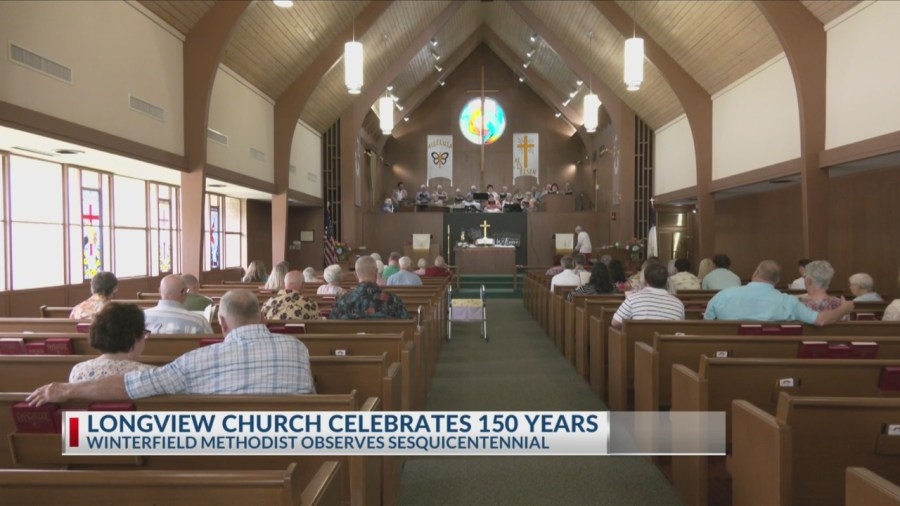 Winterfield United Methodist Church celebrates 150 years in Longview