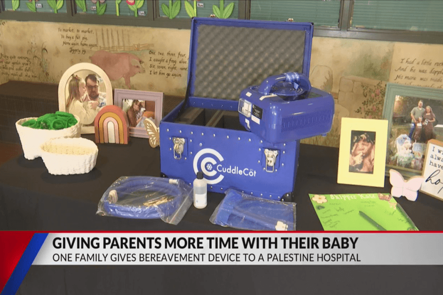 Palestine family donates infant preservation device to hospital