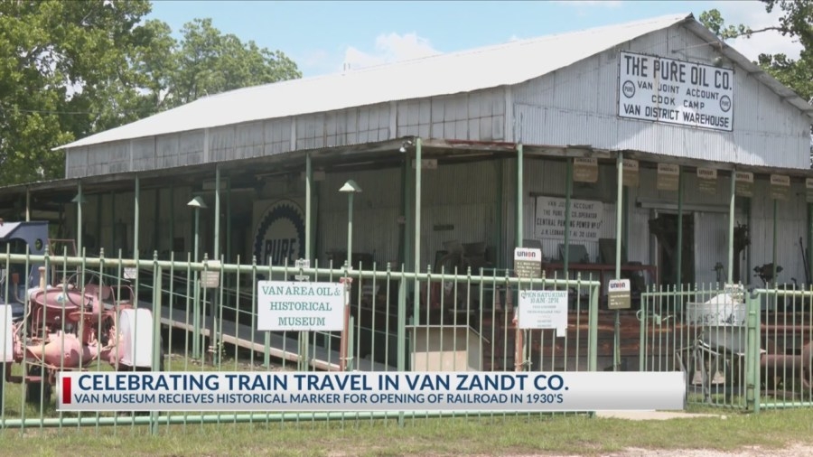 Van Oil Museum unveils new historical marker honoring railway