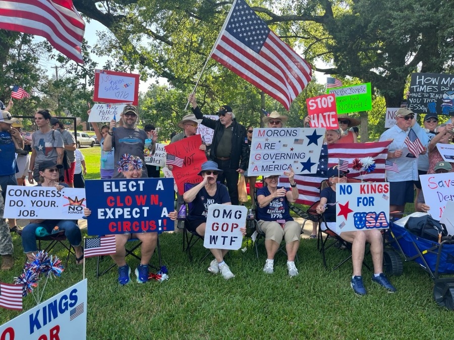 PHOTOS: No Kings protests against Trump held across East Texas
