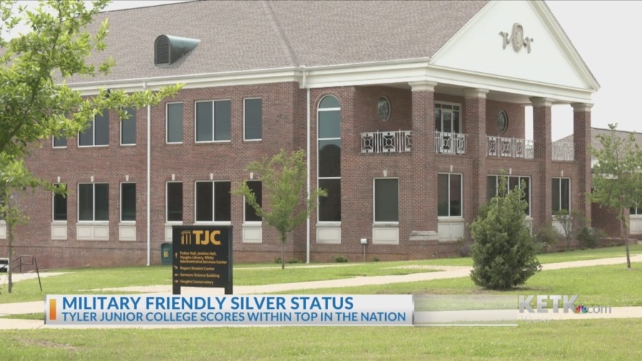 Tyler Junior College receives military friendly school award