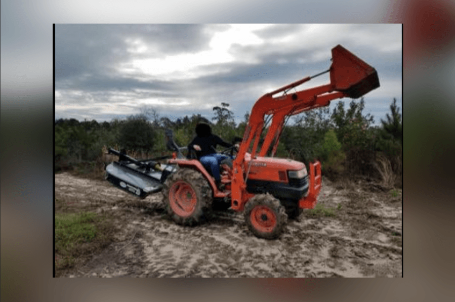 Polk County Sheriff's Office seeking help to find stolen Kubota tractor
