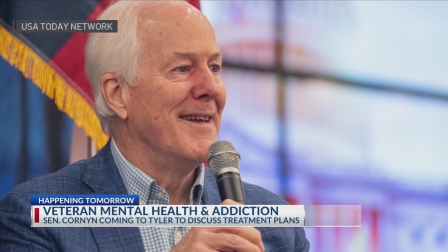 U.S. Sen. Cornyn to discuss veterans mental health care in Tyler