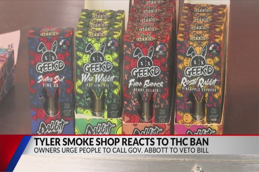 ‘It should not be up to the government': Tyler smoke shop urges people to veto THC ban bill