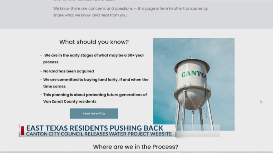 Canton residents push back against project website