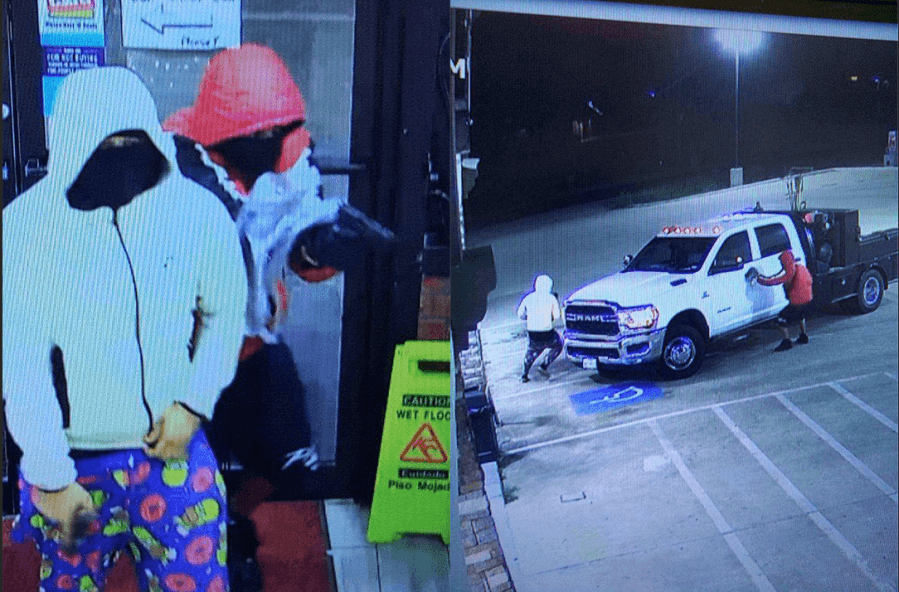 Crockett PD searching for individuals after stolen truck used in armed robbery