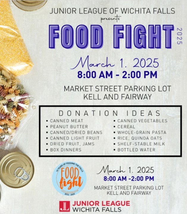 Junior League of Wichita Falls Food Fight 2025