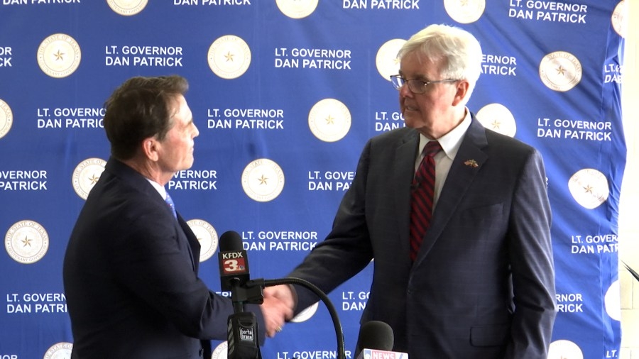 Lt. Gov. Dan Patrick makes stop in Wichita Falls