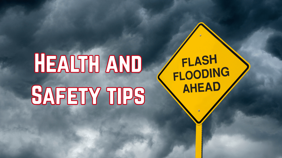 Staying healthy after floods, advice from Health District