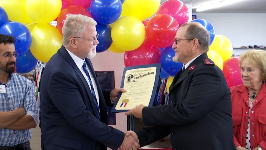 Wichita Falls celebrates Salvation Army Week with mayor's proclamation