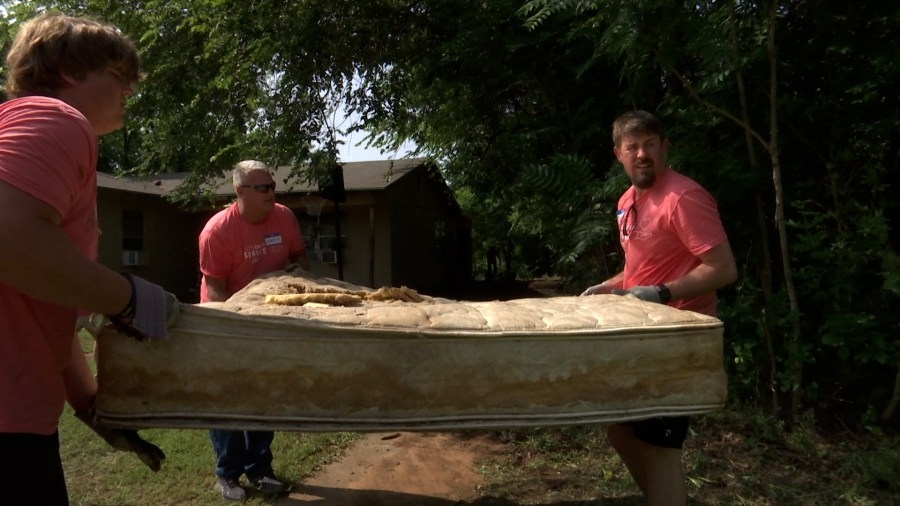 Catholic Charities disperse across Texoma for a Day of Service
