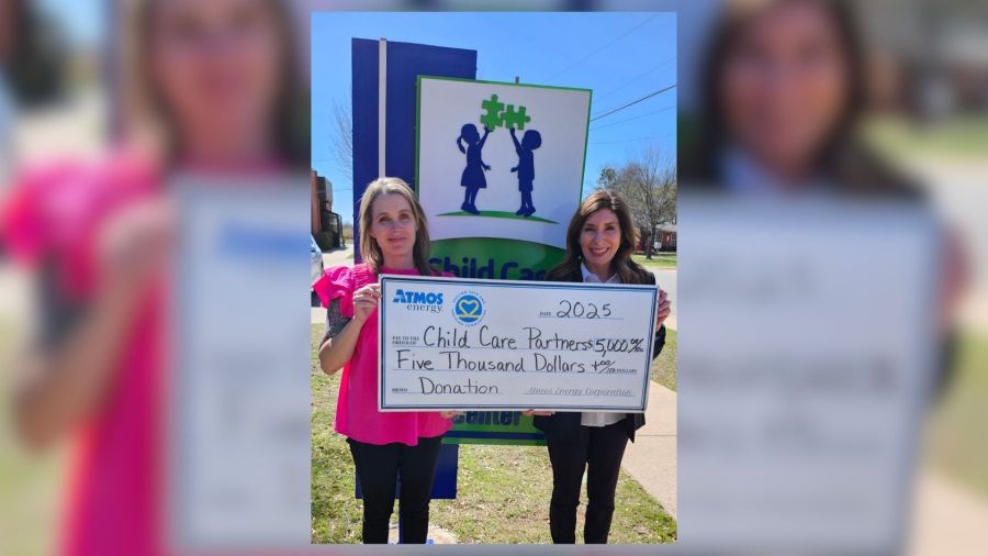 Atmos Energy donates to Wichita Falls child care nonprofit