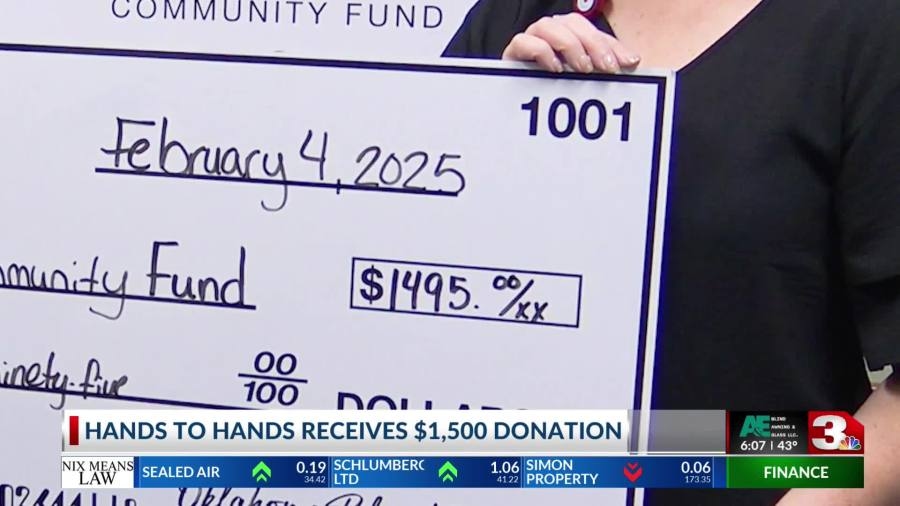 Local non-profit receives nice donation through an OBI campaign