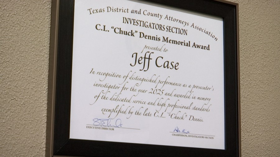 46th District D.A. Investigator named Investigator of the Year