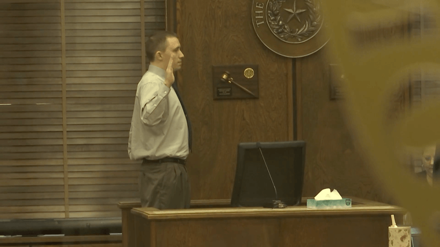 Joshua Fulbright takes the stand in his trial for murder