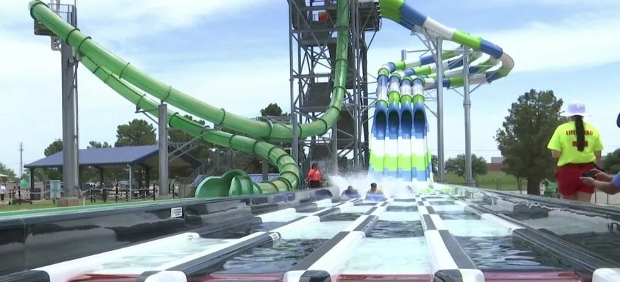 Riptide Racer splash lands at Castaway Cove in Wichita Falls