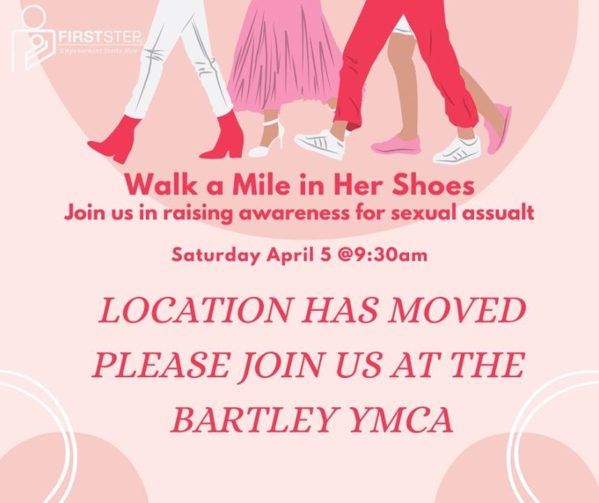 First Step hosts Walk a Mile in Her Shoes for awareness month