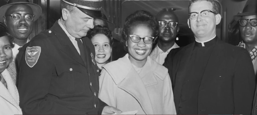 Lunch counter sculpture to honor Civil Rights Activist Clara Luper in the heart of downtown