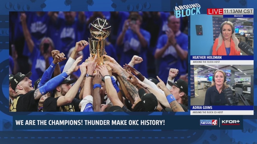 'Around the Block' crew is still buzzing about Thunder's first NBA Championship