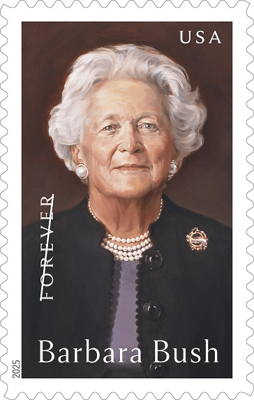 USPS unveils Barbara Bush commemorative Forever Stamp